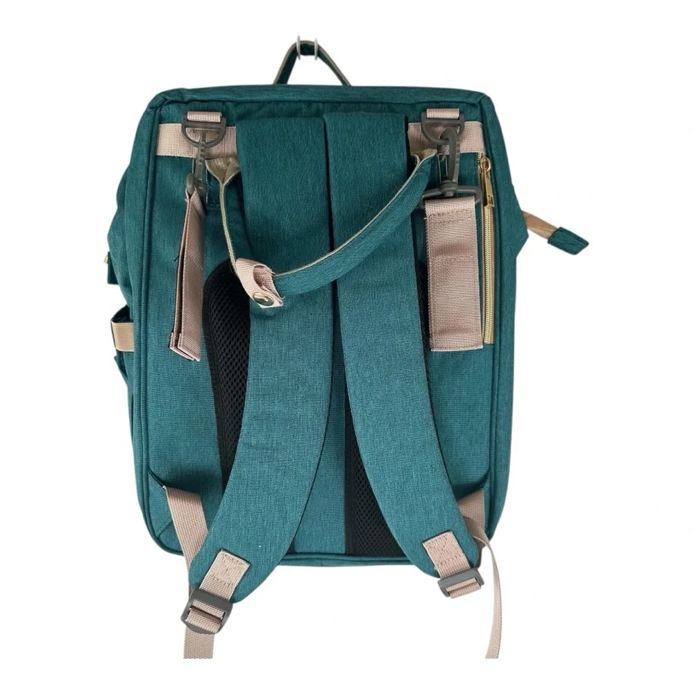 DEBUG Baby Diaper Bag Backpack Green Large Capacity Waterproof Size: OS